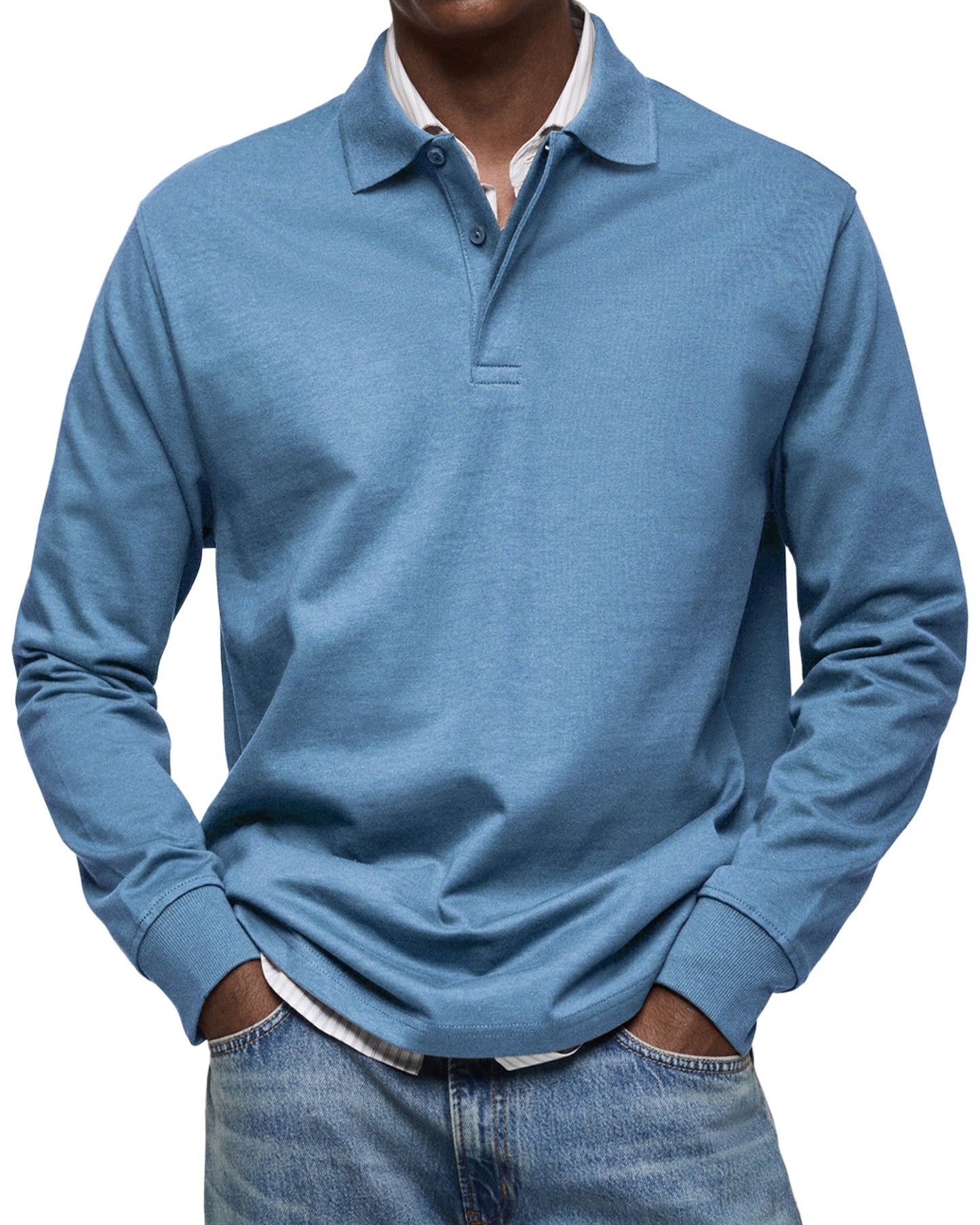 Elivo-Paris | Polo de luxe à manches longues