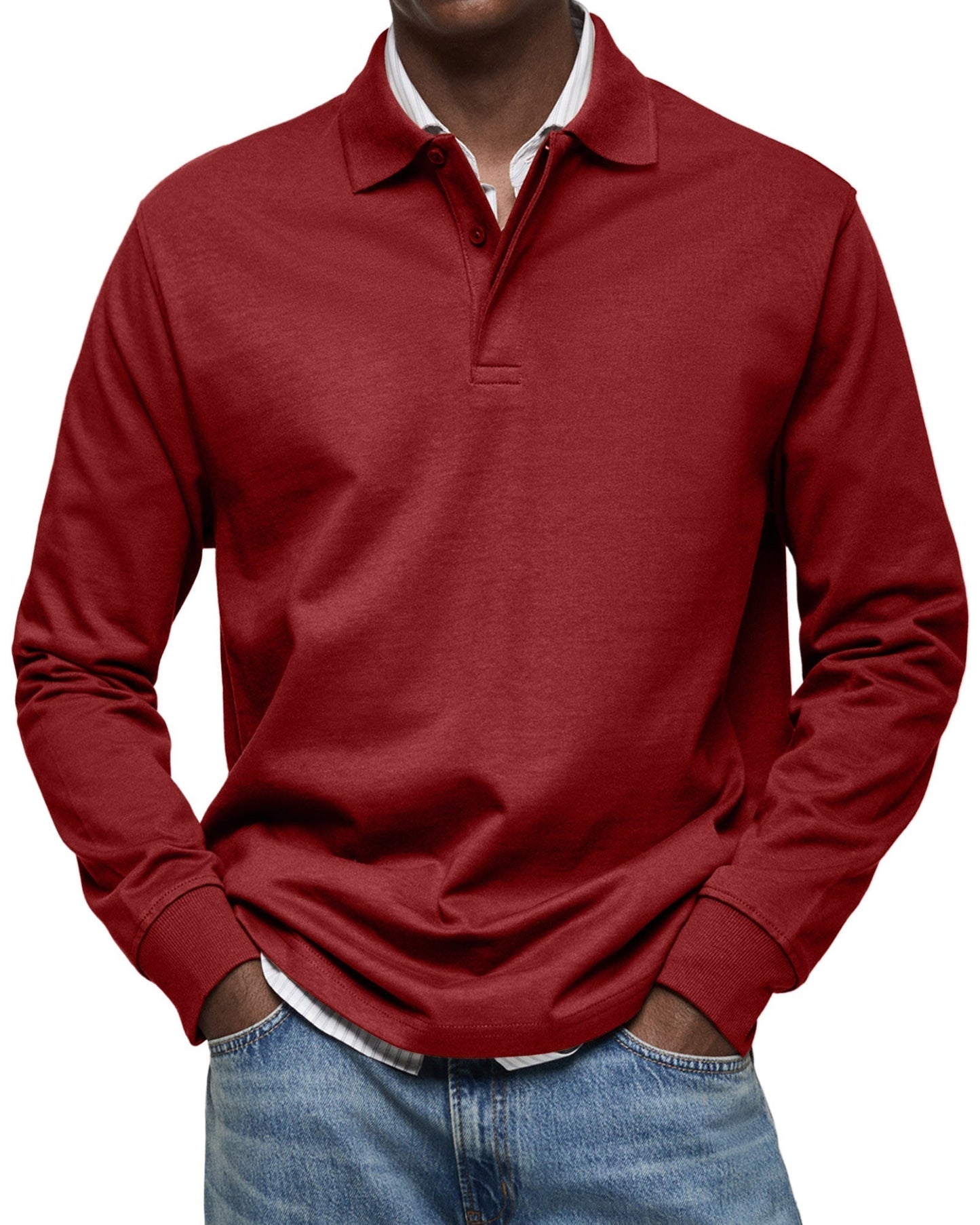 Elivo-Paris | Polo de luxe à manches longues