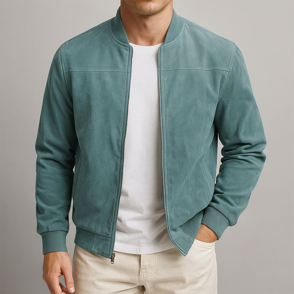 Enzo – Veste Classique en Suède Urbain