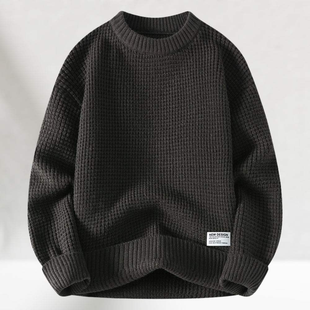 Marceau™ - Pull Col Rond en Maille Douce