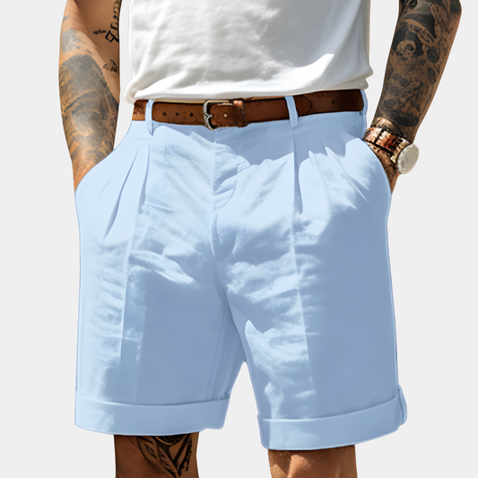 Laurent™ – Bermuda Raffiné en Coton Aéré