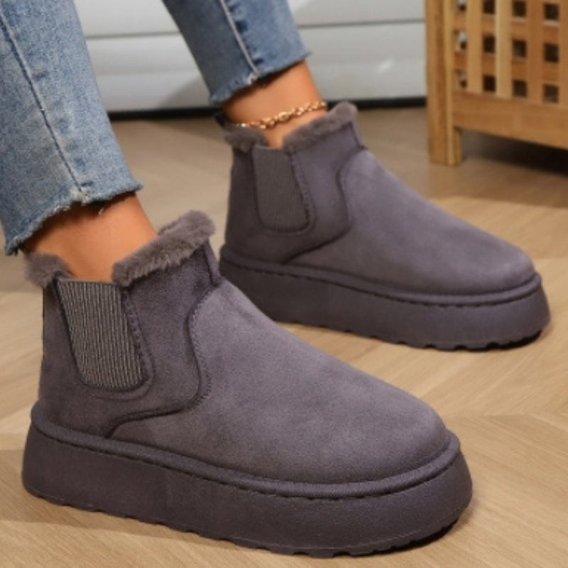 Juliette – Bottes décontractées en peluche
