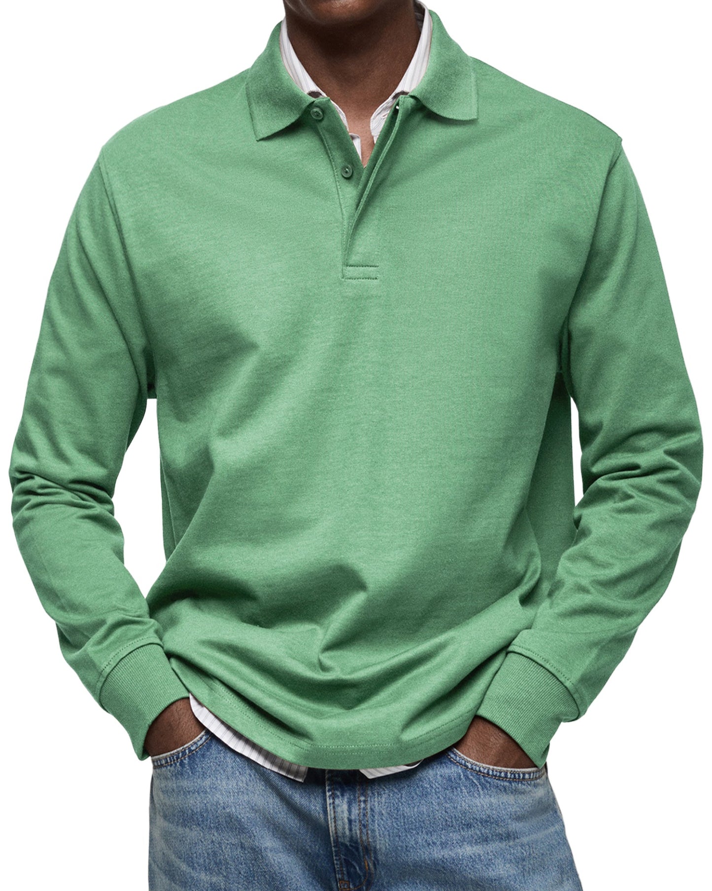 Elivo-Paris | Polo de luxe à manches longues