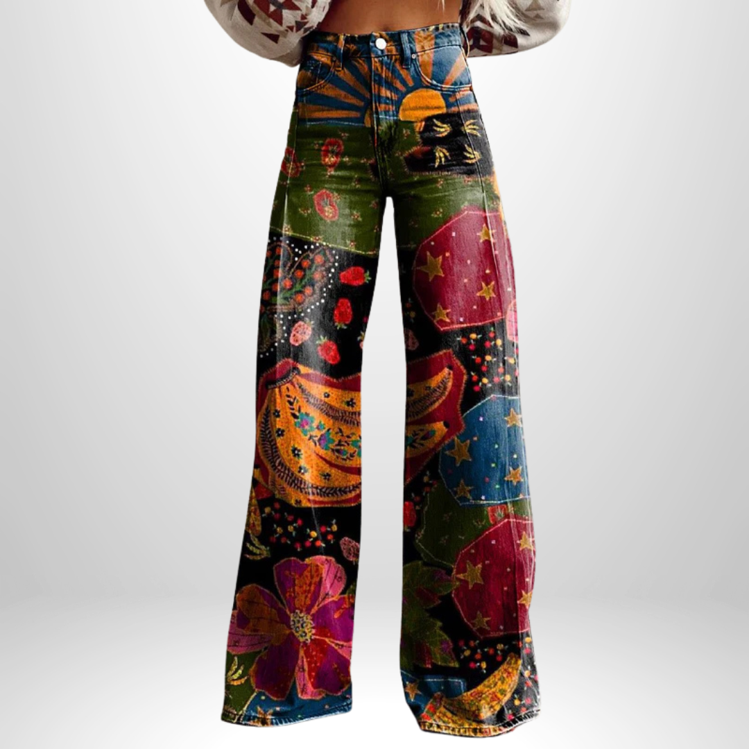 Manon™ – Pantalon bohème vintage 10