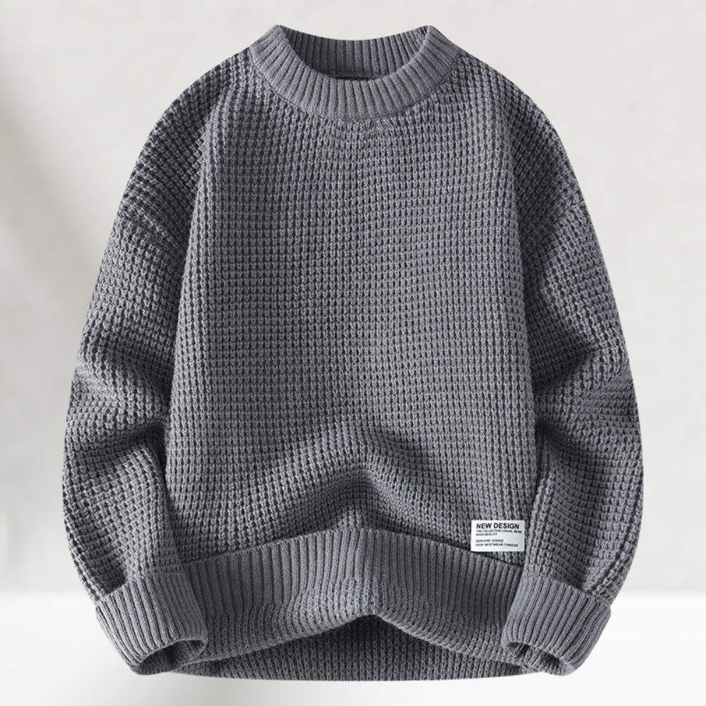Marceau™ - Pull Col Rond en Maille Douce