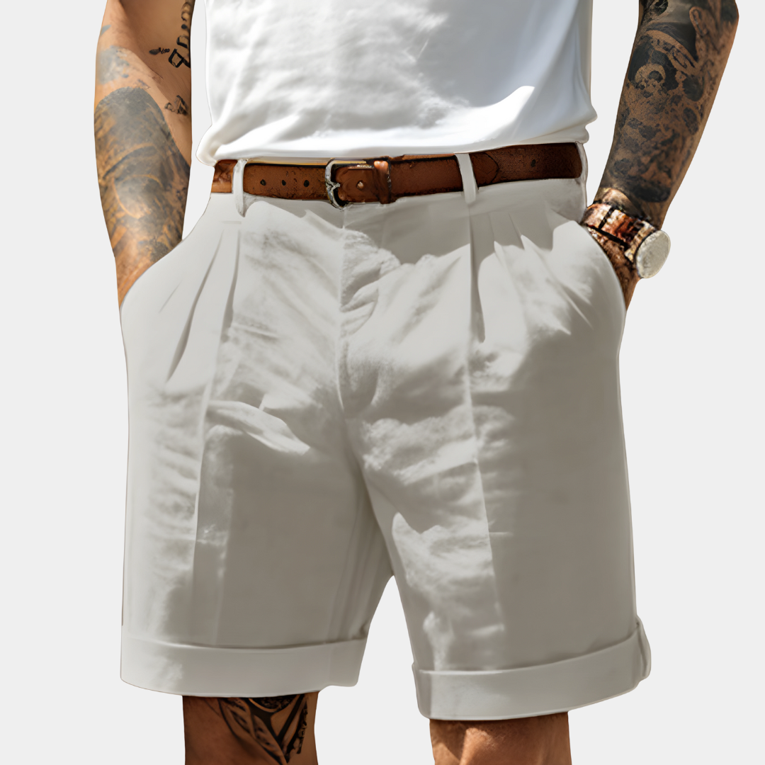 Laurent™ – Bermuda Raffiné en Coton Aéré
