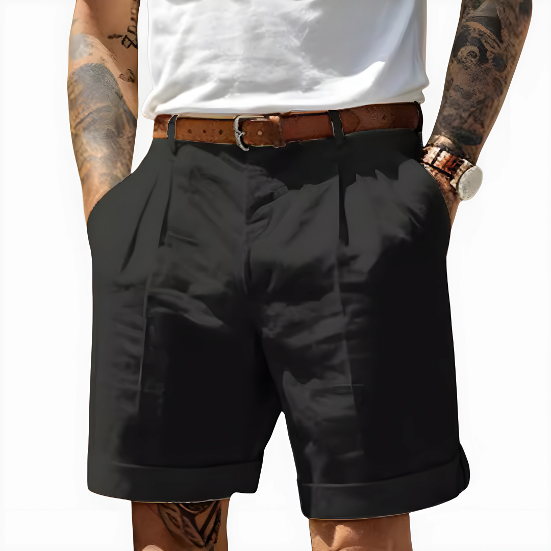 Laurent™ – Bermuda Raffiné en Coton Aéré