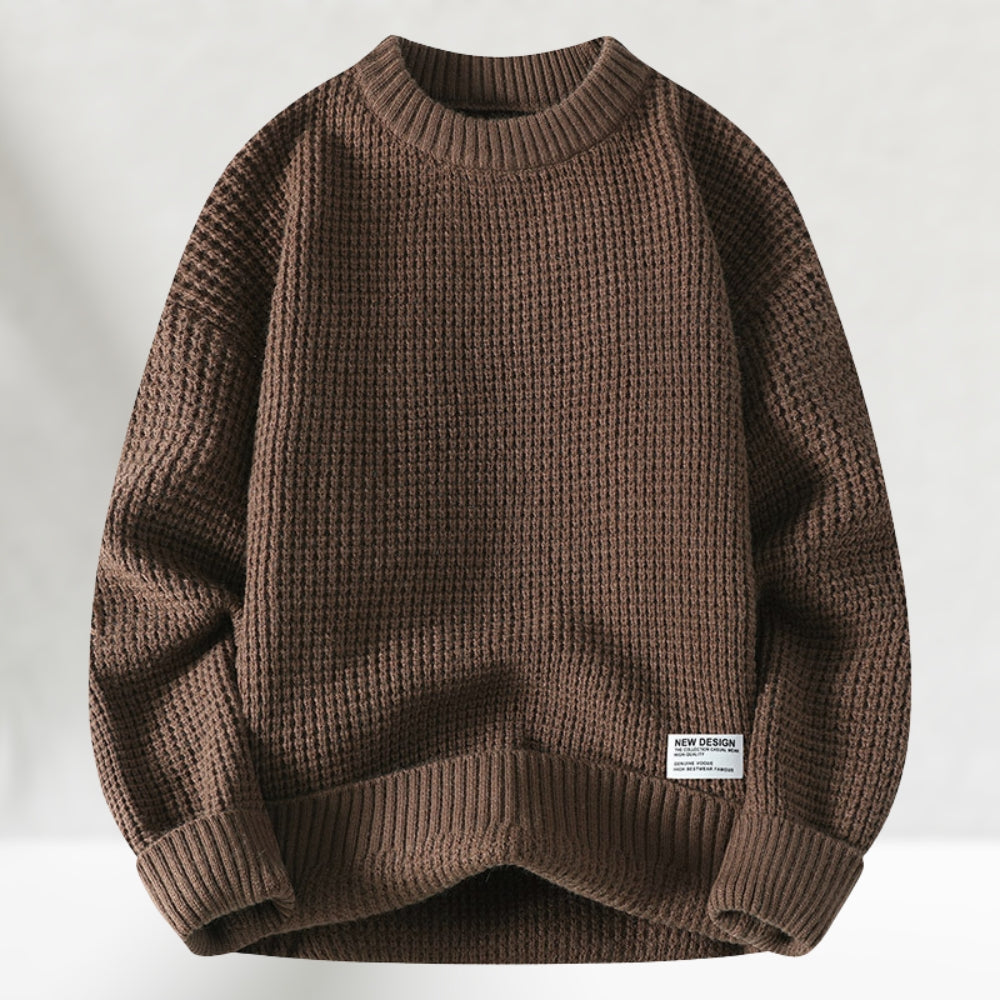 Marceau™ - Pull Col Rond en Maille Douce