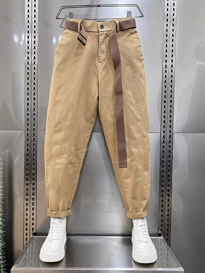Olivier™ - Pantalon capri avec ceinture