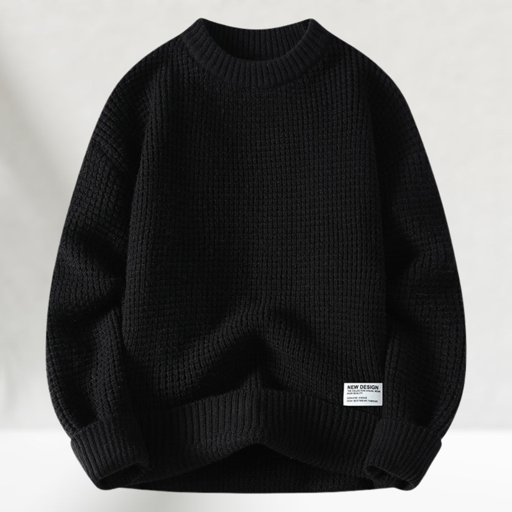 Marceau™ - Pull Col Rond en Maille Douce