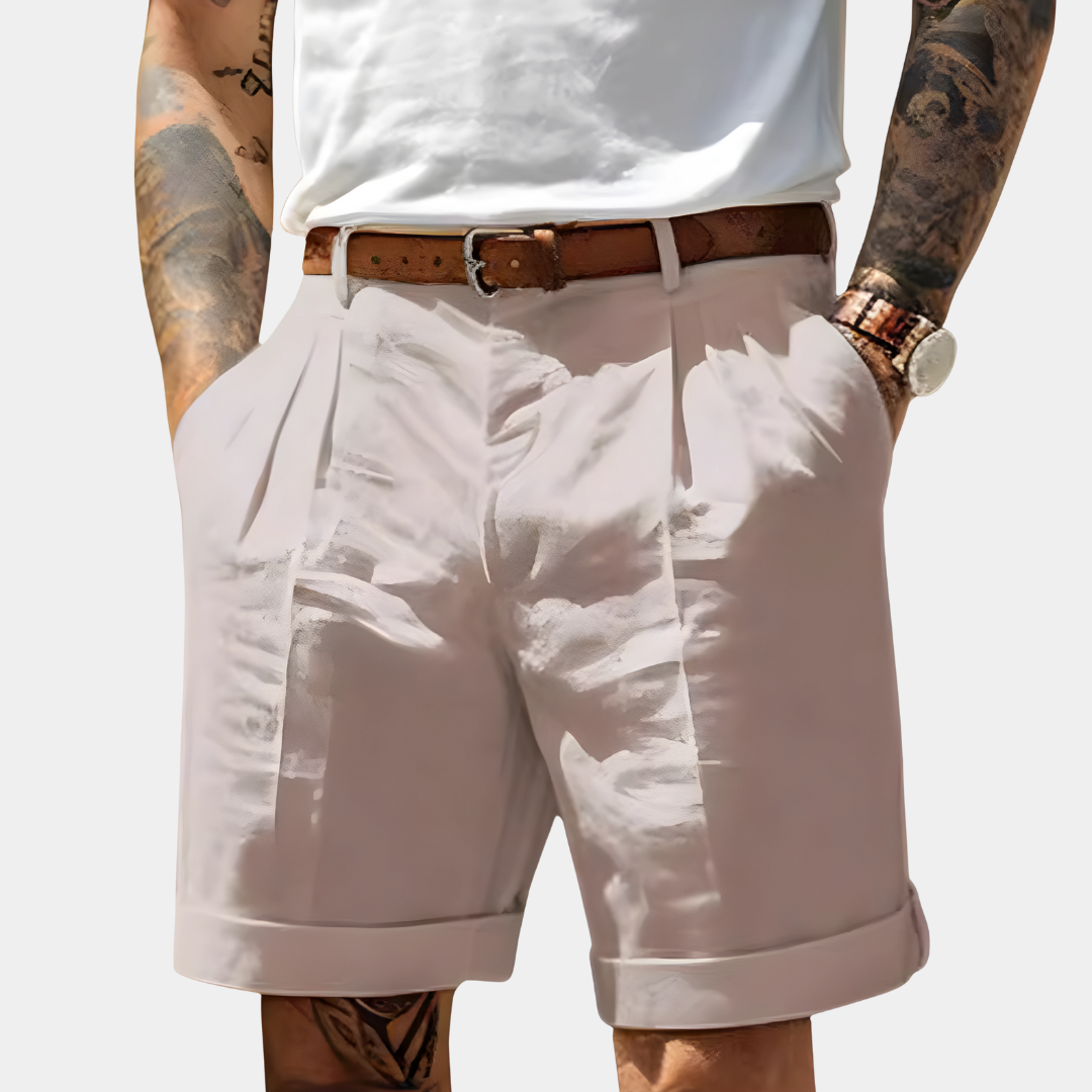 Laurent™ – Bermuda Raffiné en Coton Aéré