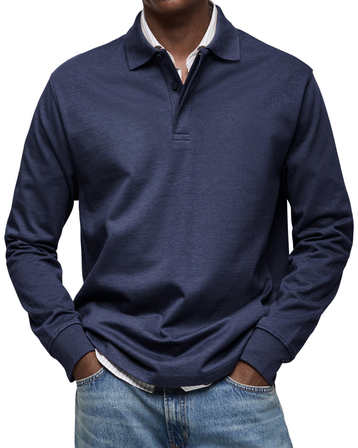 Elivo-Paris | Polo de luxe à manches longues