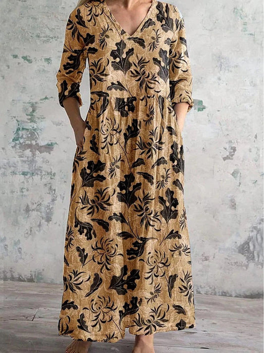 Rosaline™ – Robe Classique Fleurie Vintage 3