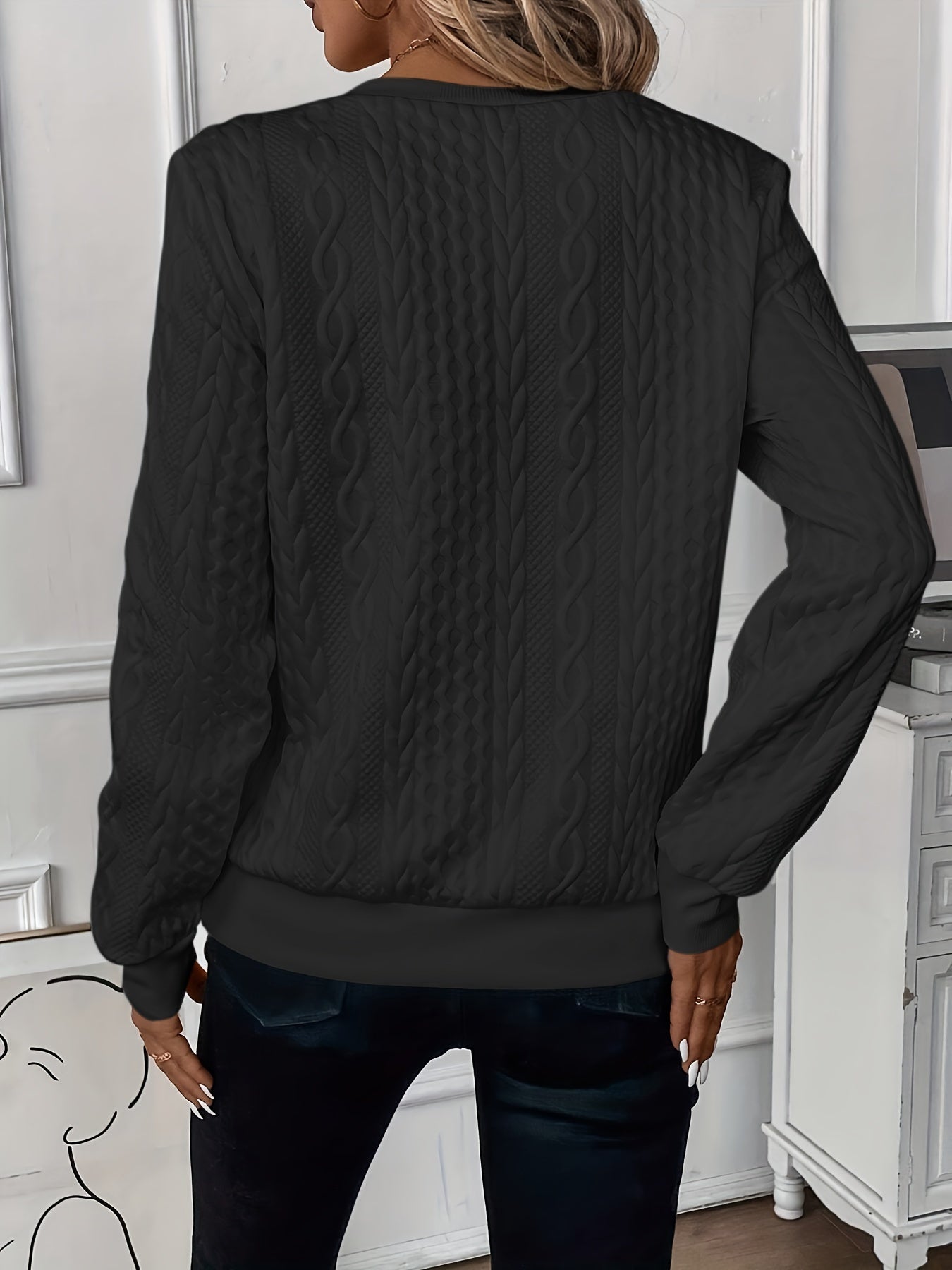 Minda | Pull zippé en maille torsadée pour femme