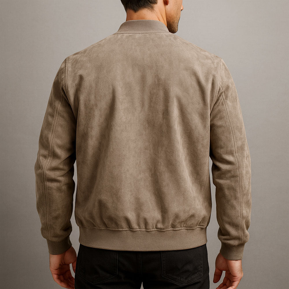 Enzo – Veste Classique en Suède Urbain