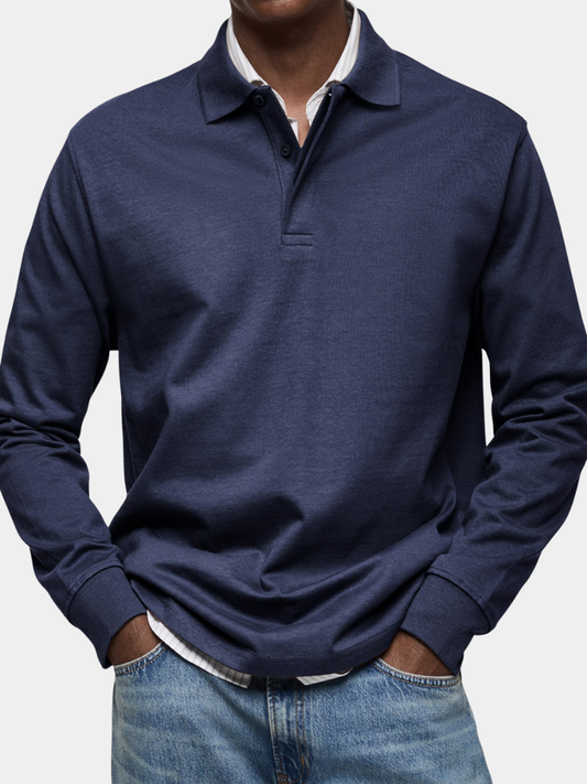 Elivo-Paris | Polo de luxe à manches longues