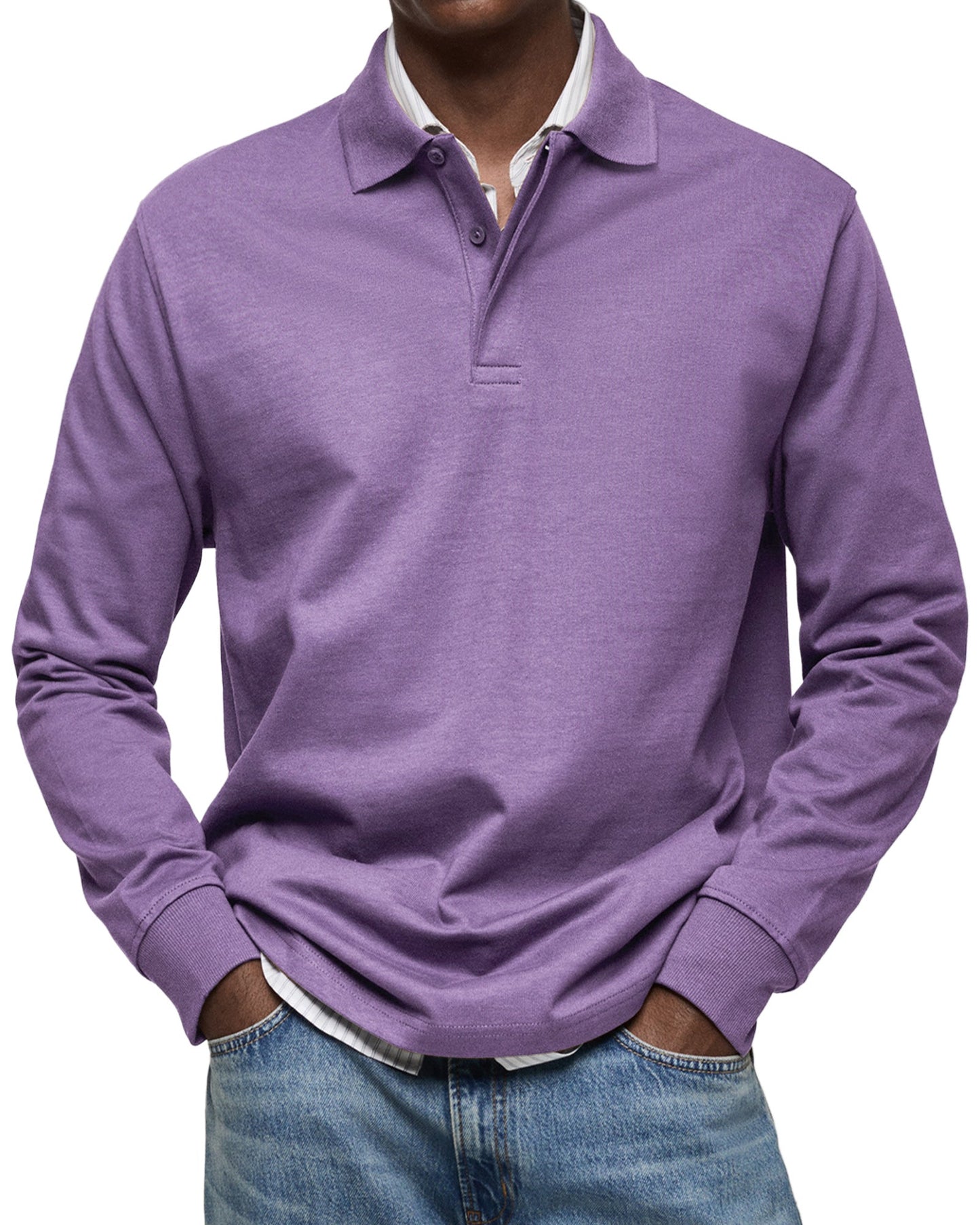 Elivo-Paris | Polo de luxe à manches longues
