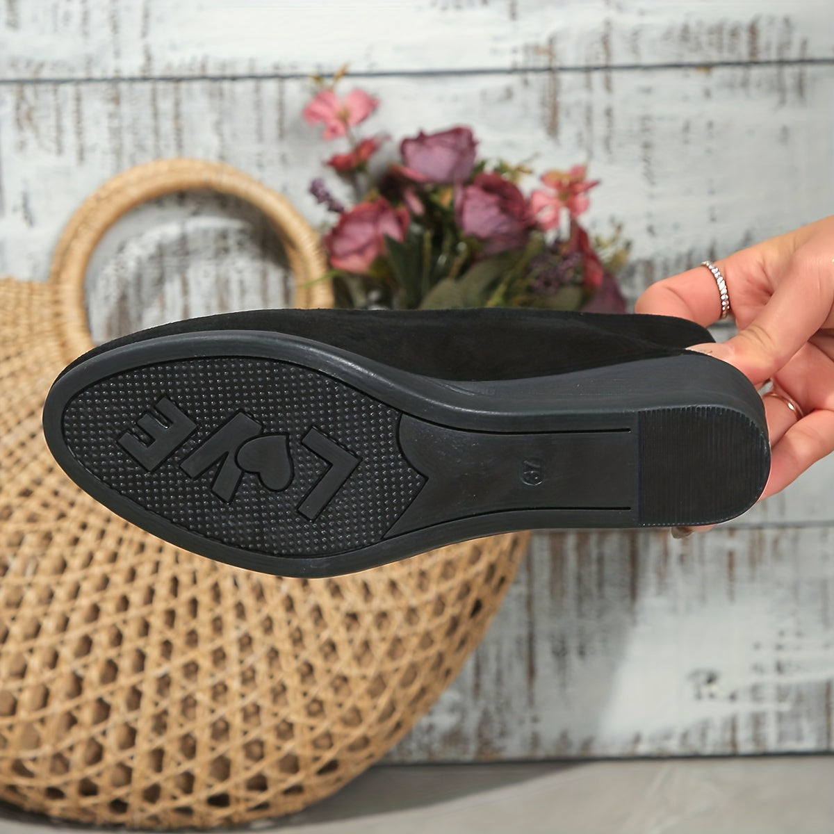 Éliane™ – Ballerines compensées confortables
