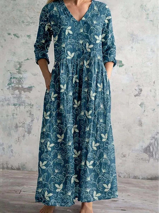 Rosaline™ – Robe Classique Fleurie Vintage 5
