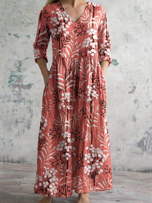 Rosaline™ – Robe Classique Fleurie Vintage 13