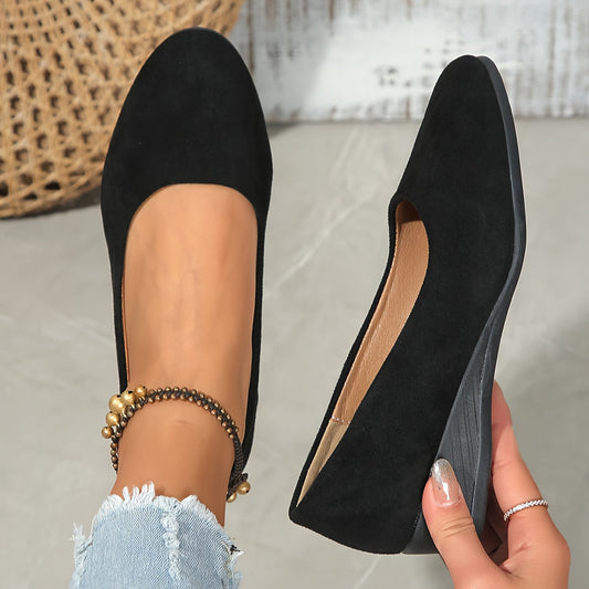 Éliane™ – Ballerines compensées confortables