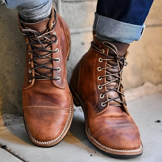 Henri™ – Bottines en Cuir Synthétique