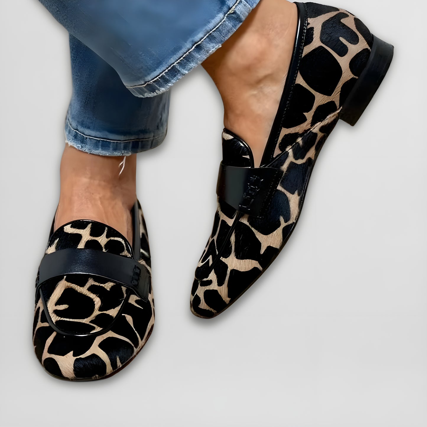Lysandra™ - Chaussures à imprimé animal d’élégance intemporelle