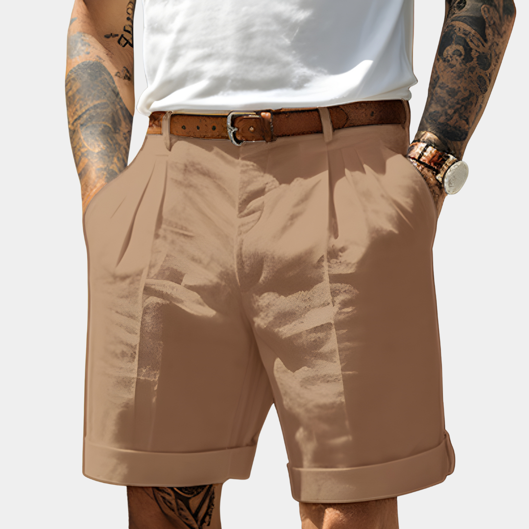 Laurent™ – Bermuda Raffiné en Coton Aéré