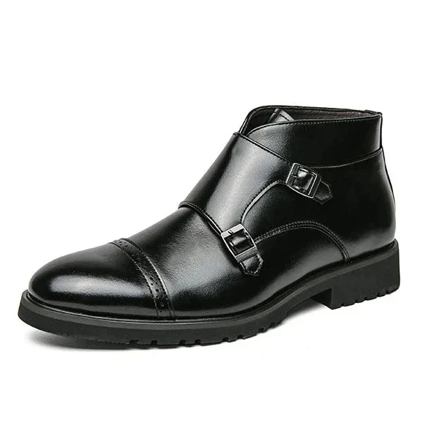 Henri™ - Double Monk en Similicuir 7