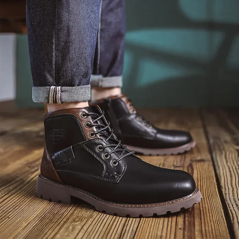 Henri™ - Bottines en Similicuir 12