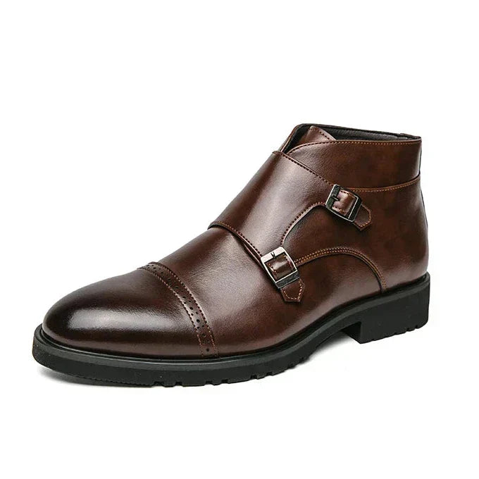 Henri™ - Double Monk en Similicuir 7