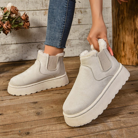 Juliette – Bottes décontractées en peluche