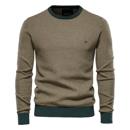 MIRAVO | Pull pour homme à motif à carreaux