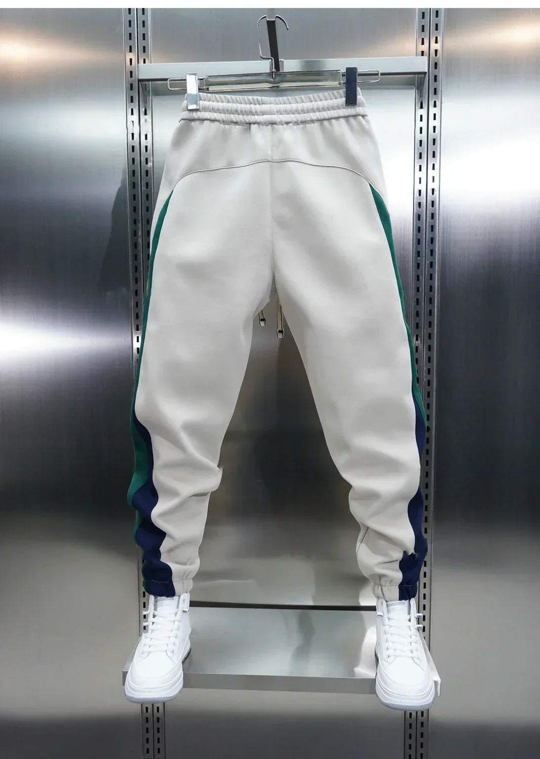 Olivier™ - Pantalon ajusté à rayures opposées
