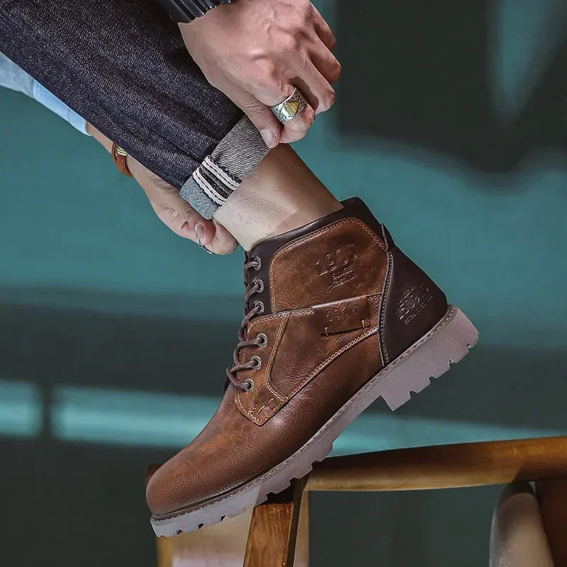Henri™ - Bottines en Similicuir 12
