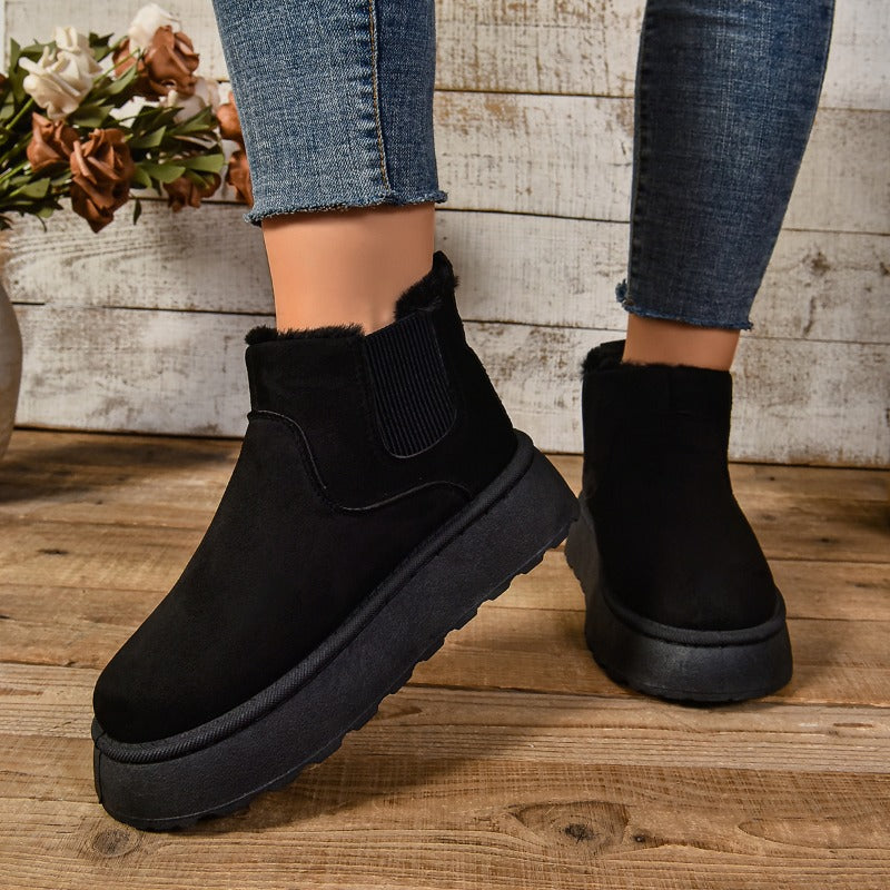 Juliette – Bottes décontractées en peluche