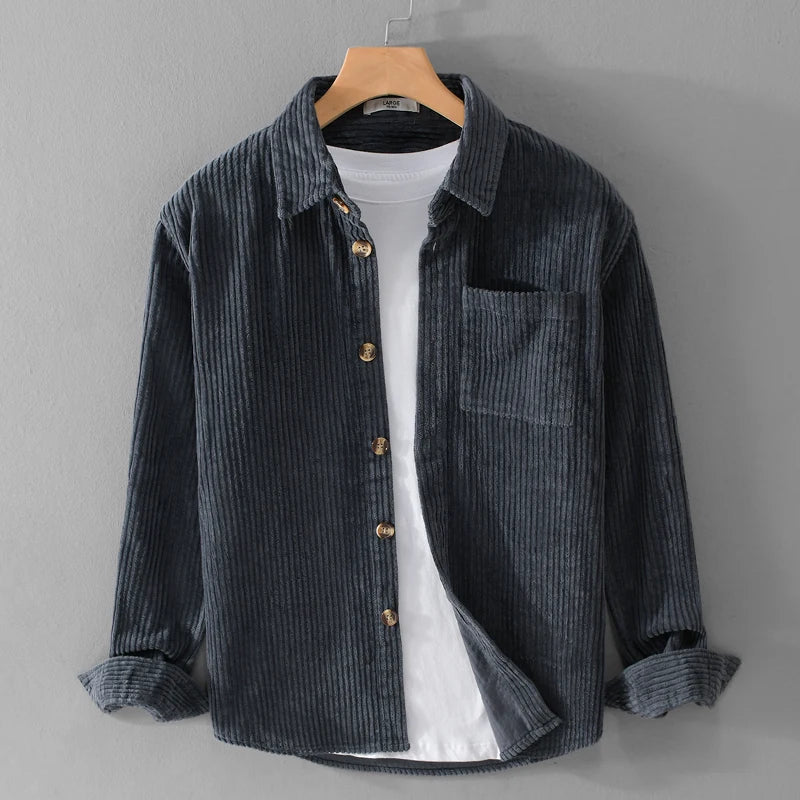 Nolan - Chemise en velours côtelé