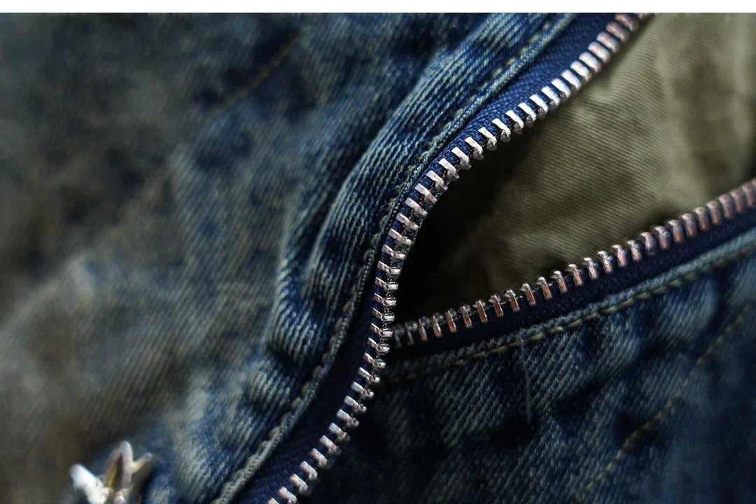 Olivier™ - Pantalon baggy en denim avec ceinture