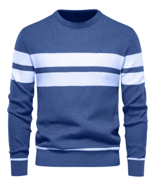 MIRAVO | Pull élégant pour homme à motif chevron