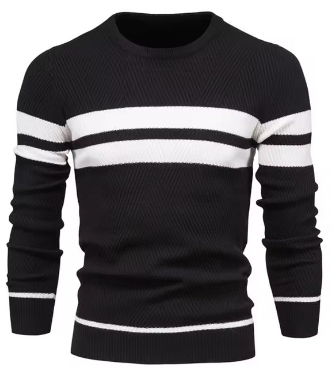 MIRAVO | Pull élégant pour homme à motif chevron