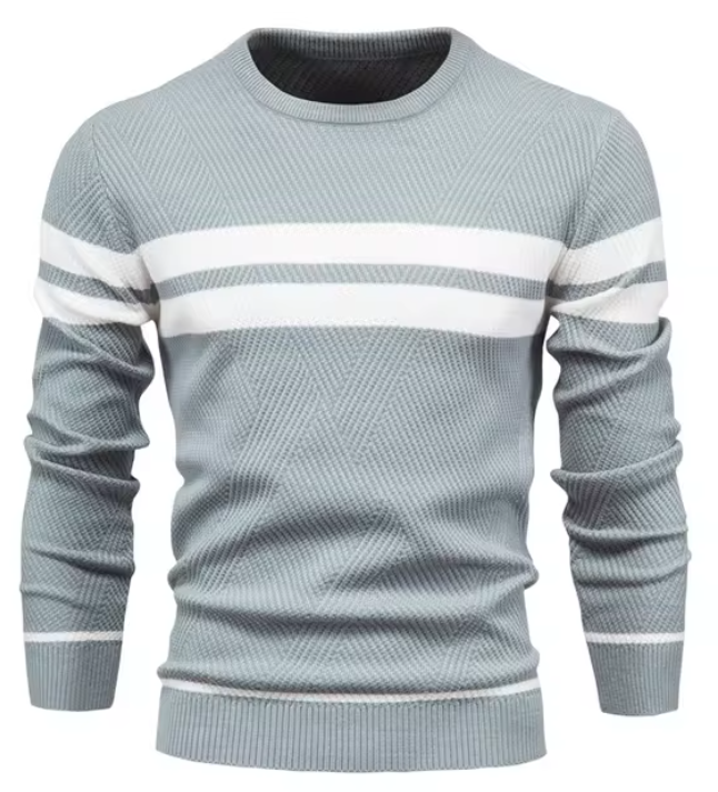 MIRAVO | Pull élégant pour homme à motif chevron
