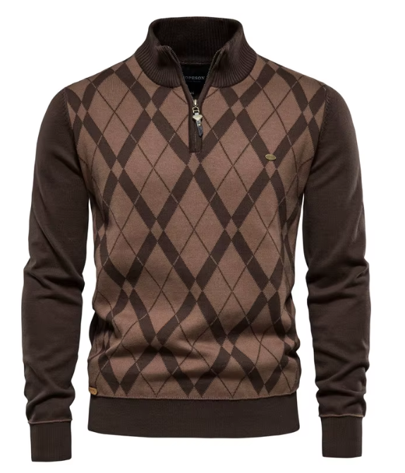 MIRAVO | Pull pour homme à demi-zip