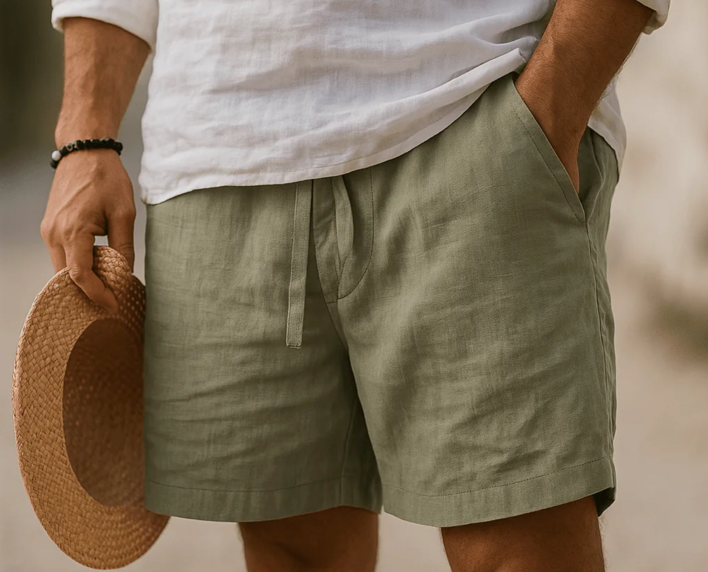 Théo™ – Short en lin élégant
