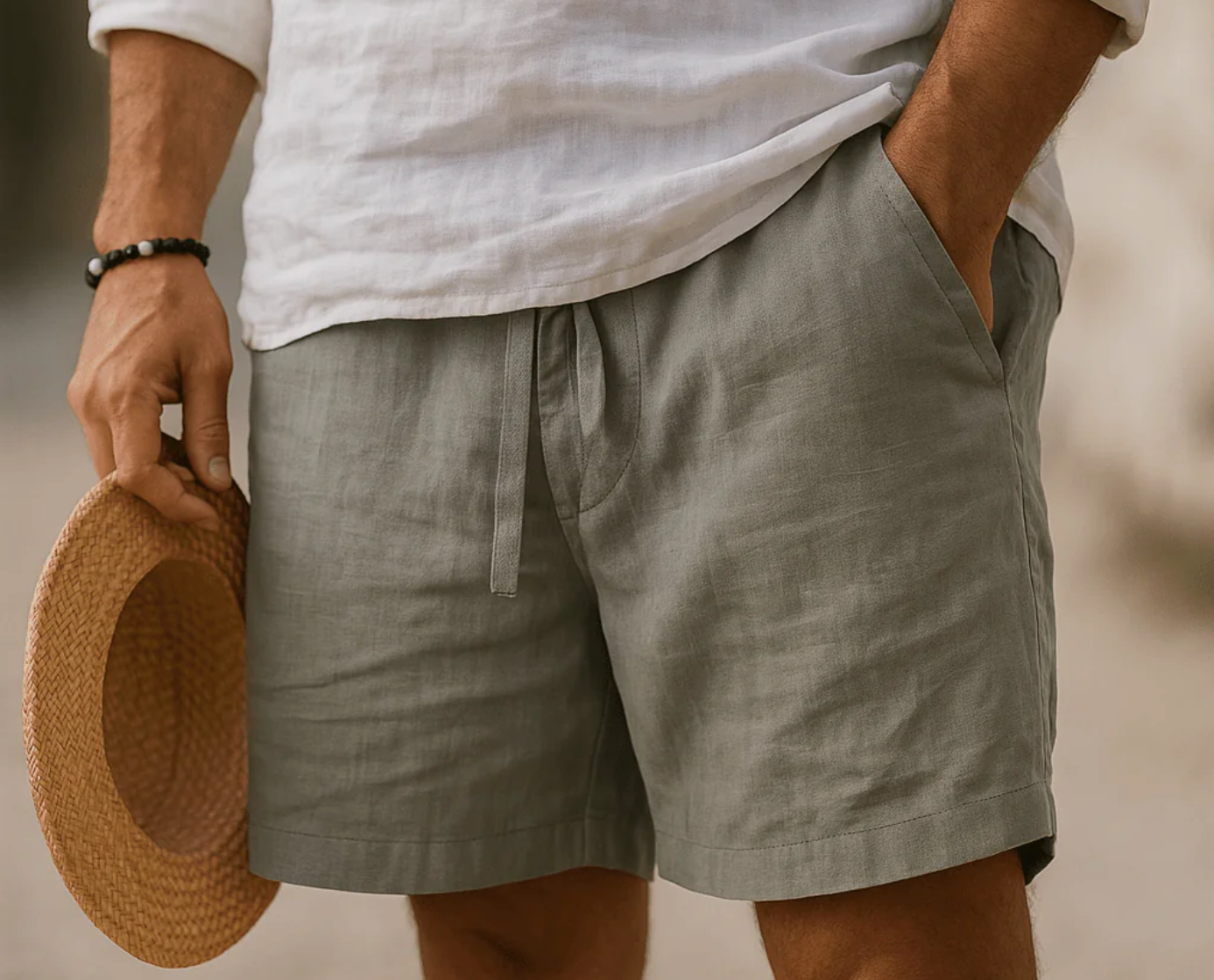 Théo™ – Short en lin élégant