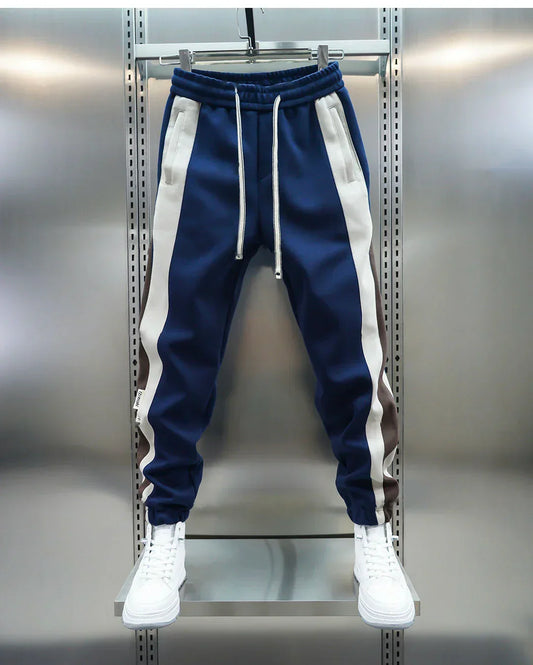 Olivier™ - Pantalon ajusté à rayures opposées