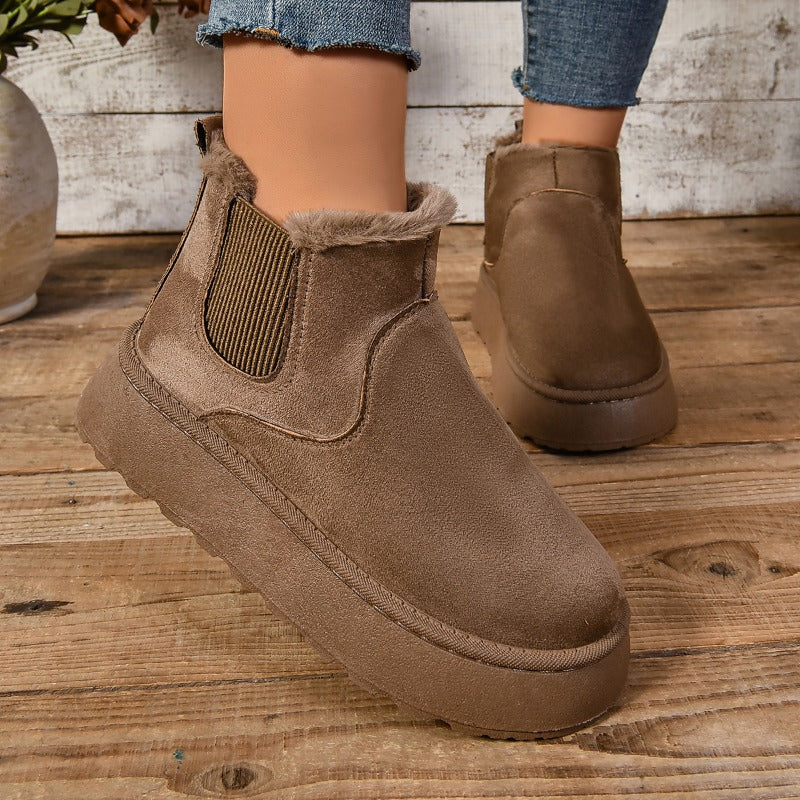 Juliette – Bottes décontractées en peluche