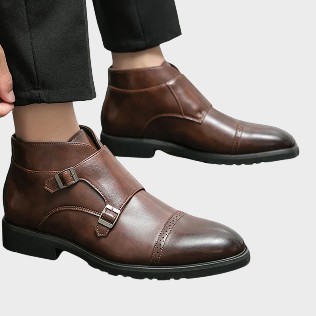 Henri™ - Double Monk en Similicuir 7
