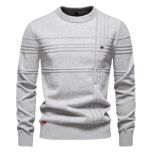 MIRAVO | Pull élégant pour homme à motif à carreaux