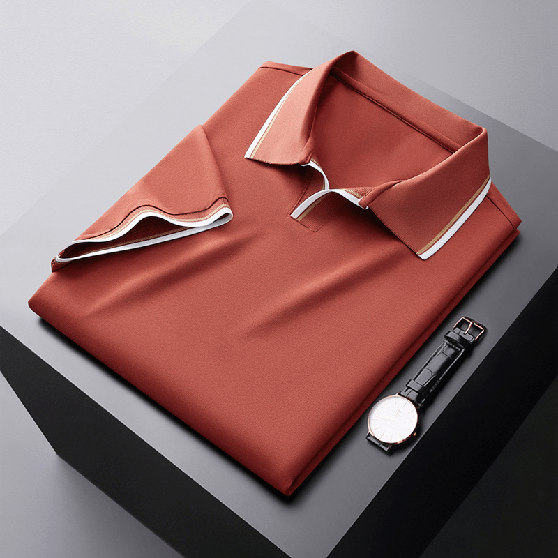Maxence™ - Polo en Soie Premium