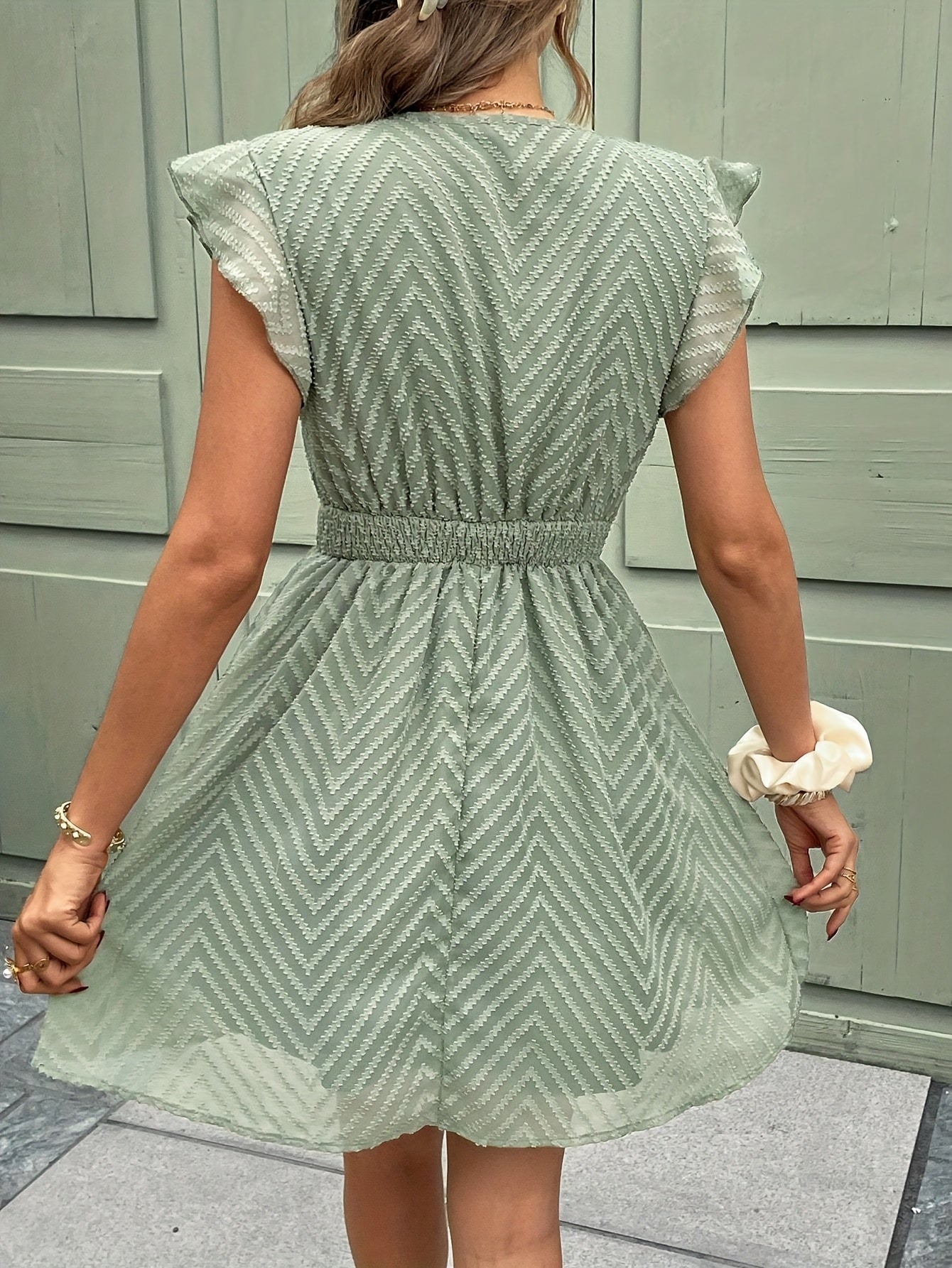 Océane™ | Robe d’Été Sans Manches à Col en V